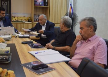گزارش تصویری هیات مدیره اتحادیه در دفتر غرب